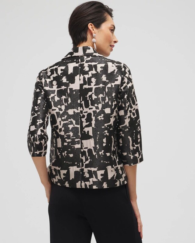 Travelers Collection Jacquard Jacket - image 3